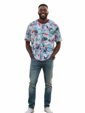 Good Vibes Drill Clothing Flamingo Tropical T-Shirt